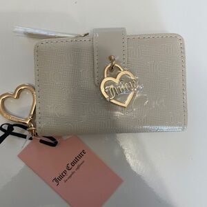 NWT Juicy Couture Simply Perfect Tab Card Wallet Angel